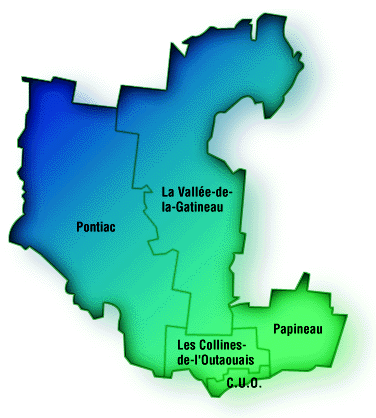 Carte de l'Outaouais